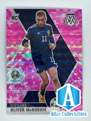 2020-21 Panini Mosaic Euro Oliver McBurnie RC #78 Pink Camo Scotland